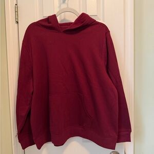 Ideology Women's Burgundy Hoodie fleece